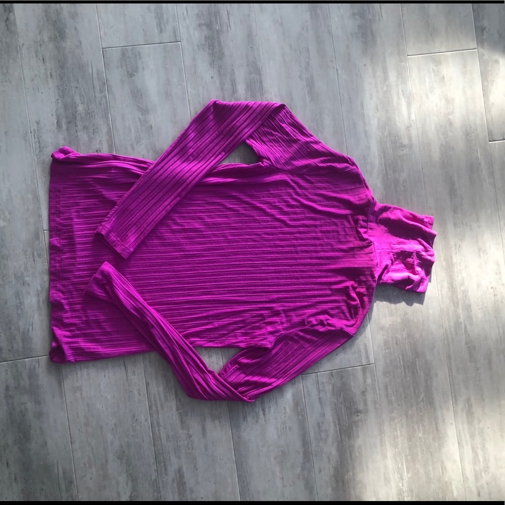 Pink turtle neck from Banana Republic
